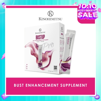 KINOHIMITSU Bust Up Pro Enhancement Supplement Sachet 25g x 15s