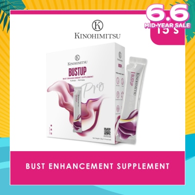 KINOHIMITSU Bust Up Pro Enhancement Supplement Sachet 25g x 15s