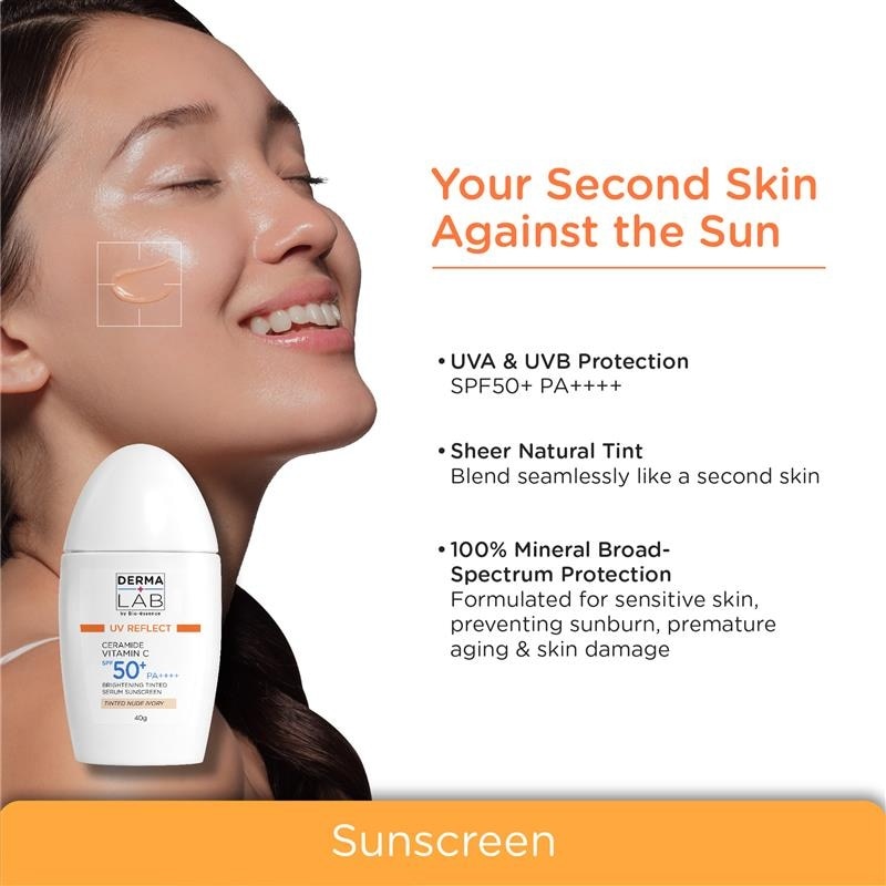 Ceramide Vitamin C Brightening Tinted Serum Sunscreen Nude Ivory SPF 50+ PA++++ 40g