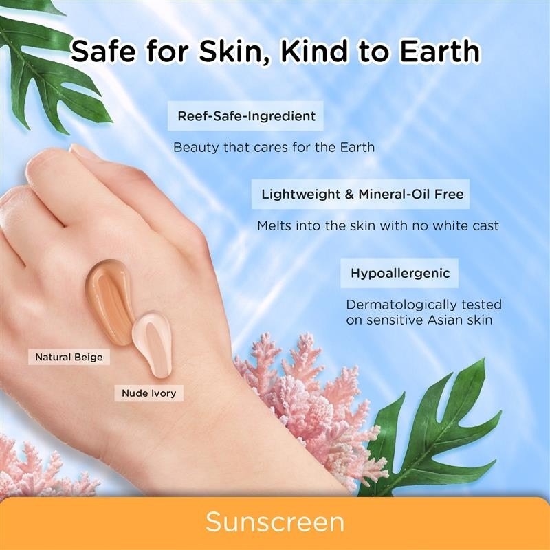 Ceramide Vitamin C Brightening Tinted Serum Sunscreen Nude Ivory SPF 50+ PA++++ 40g