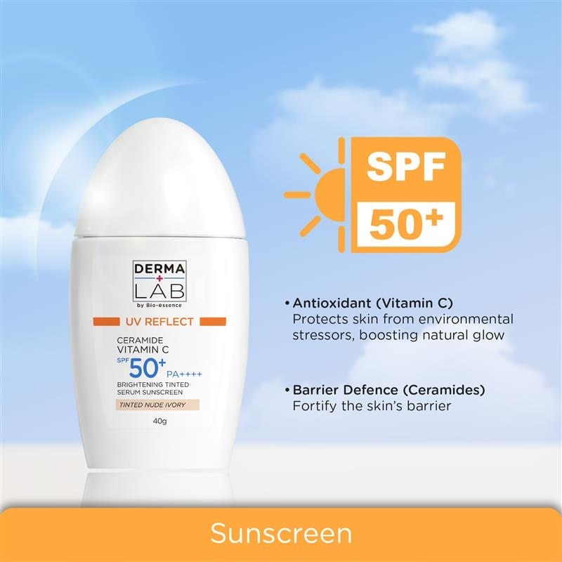 Ceramide Vitamin C Brightening Tinted Serum Sunscreen Nude Ivory SPF 50+ PA++++ 40g
