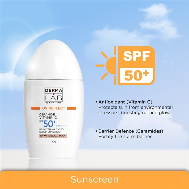 Ceramide Vitamin C Brightening Tinted Serum Sunscreen Natural Beige SPF 50+ PA++++ 40g