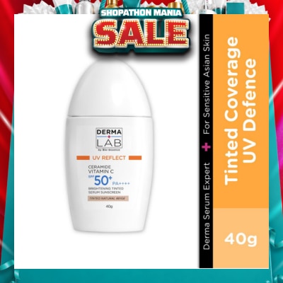 DERMA LAB - Ceramide Vitamin C Brightening Tinted Serum Sunscreen Natural Beige SPF 50+ PA++++ 40g