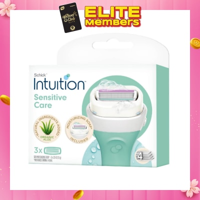 SCHICK Intuition® Plus Refill 3s
