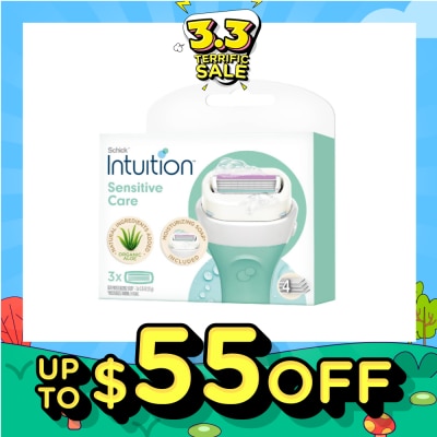 SCHICK Intuition® Plus Refill 3s