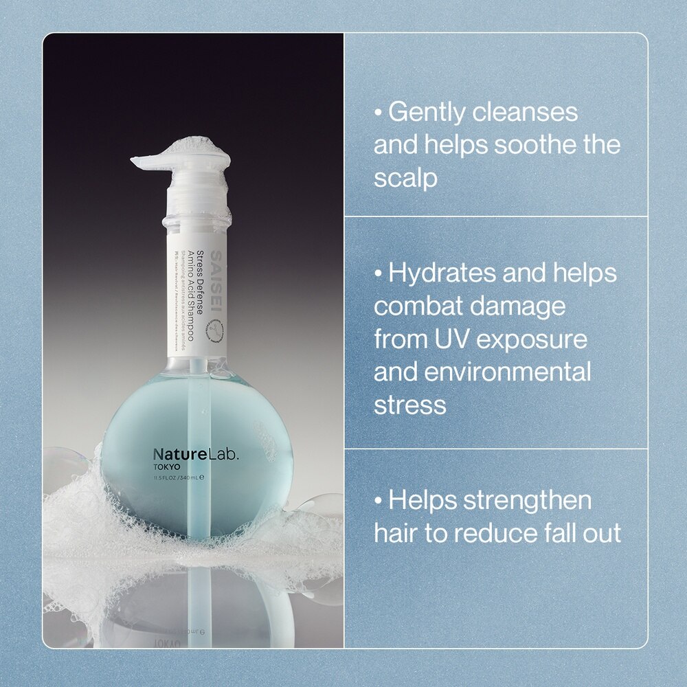 NATURELAB TOKYO Saisei Stress Defense Amino Acid Shampoo 340ml