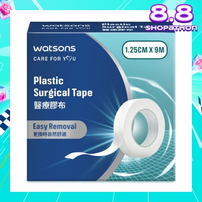 WATSONS Plastic Surgical Tape 1.25cm x 9m