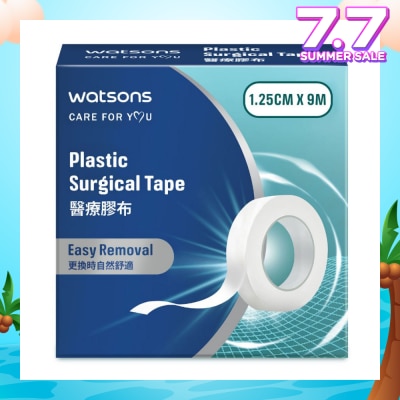 WATSONS Plastic Surgical Tape 1.25cm x 9m