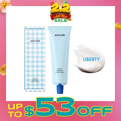 AMUSE Vegan Soybean Hand Cream Liberty 50ml