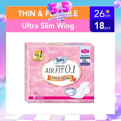 SOFY - Body Fit Day Extra Slim 0.1 26cm 18s