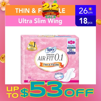 SOFY Body Fit Day Extra Slim 0.1 26cm 18s