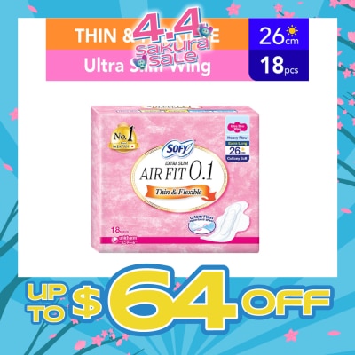 SOFY - Body Fit Day Extra Slim 0.1 26cm 18s