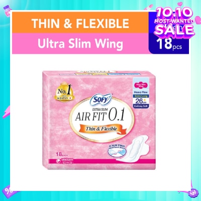 SOFY Body Fit Day Extra Slim 0.1 26cm 18s