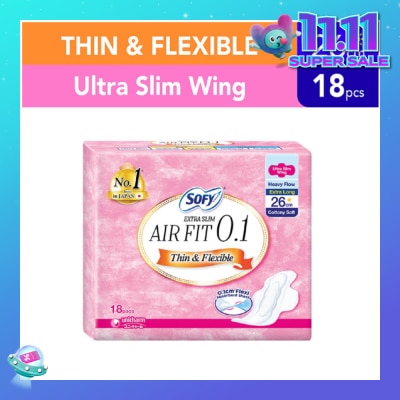 SOFY Body Fit Day Extra Slim 0.1 26cm 18s