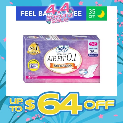 SOFY - Body Fit Night Extra Slim 0.1 35cm 12s