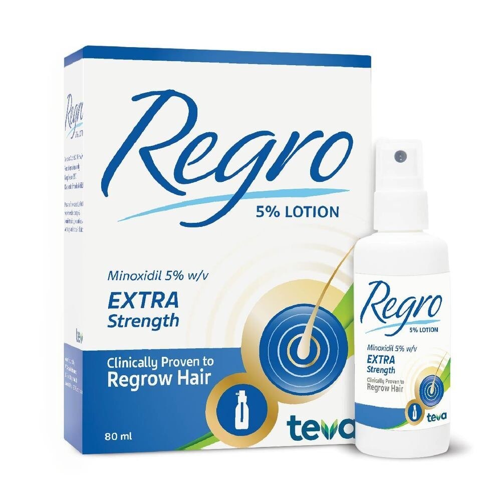 REGRO Topical Minoxidil 5 Hair Solution Extra Strength Clinically Proven to Regrow Hair 80ml Treatments Watsons Singapore
