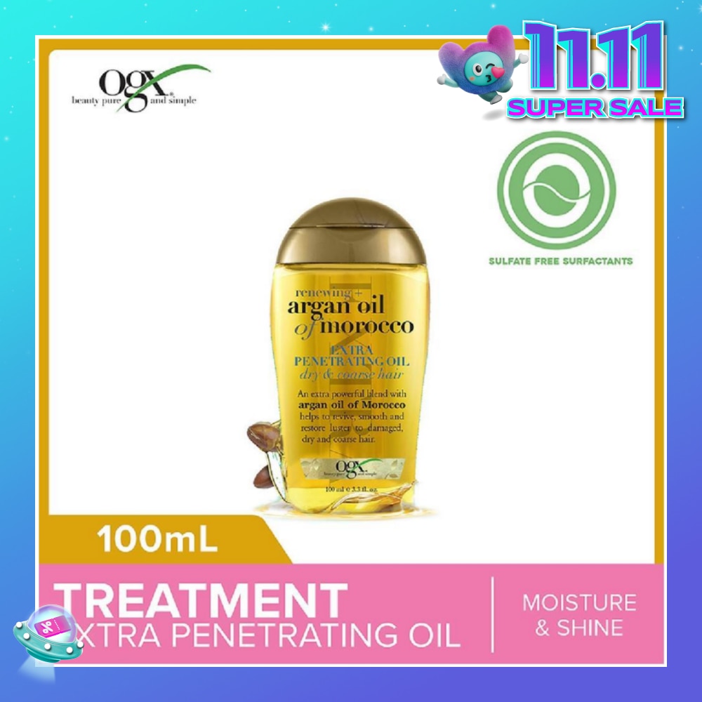 Argan Oil Of Morocco Extra Penetrating Oil + Renewing (For Normal To Damaged Hair) 100ml