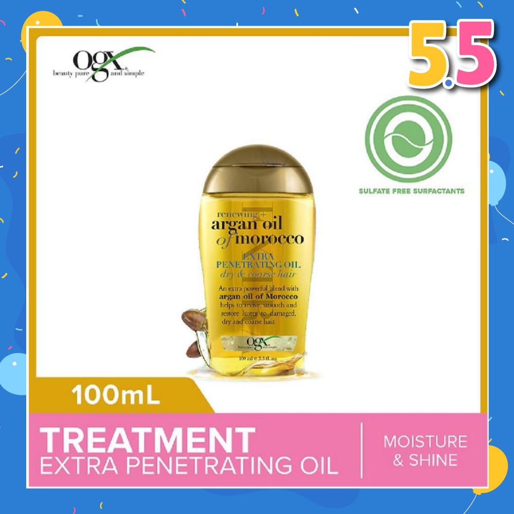 Argan Oil Of Morocco Extra Penetrating Oil + Renewing (For Normal To Damaged Hair) 100ml