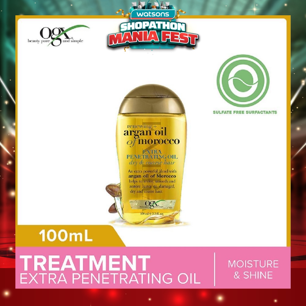 Argan Oil Of Morocco Extra Penetrating Oil + Renewing (For Normal To Damaged Hair) 100ml