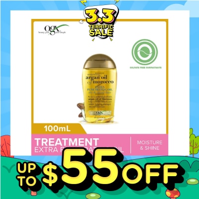 OGX Argan Oil Of Morocco Extra Penetrating Oil + Renewing (For Normal To Damaged Hair) 100ml