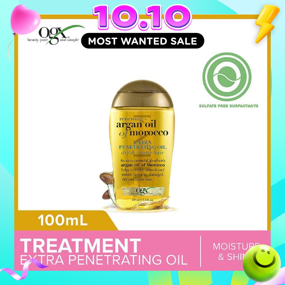 Argan Oil Of Morocco Extra Penetrating Oil + Renewing (For Normal To Damaged Hair) 100ml image