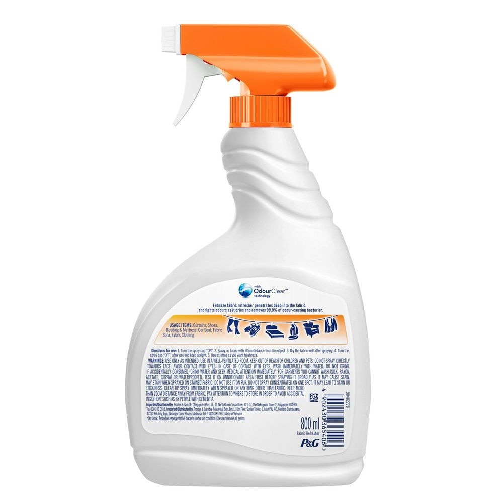 with Ambi Pur Fabric Refresher Anti Bacterial 800ML