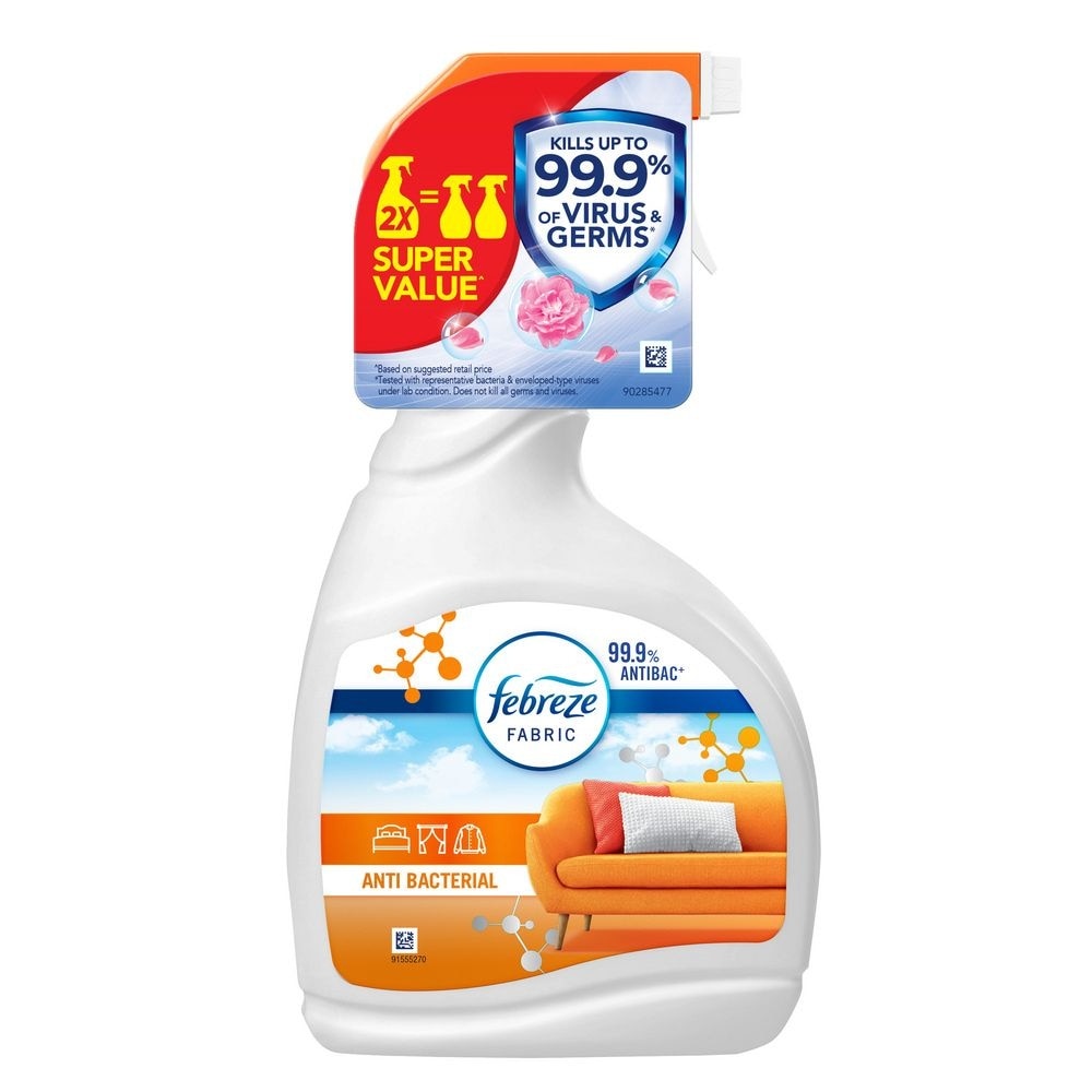 with Ambi Pur Fabric Refresher Anti Bacterial 800ML