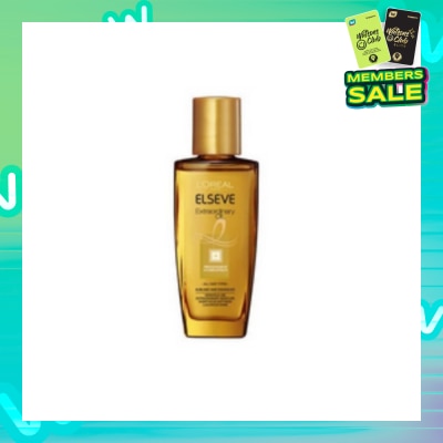 LOREAL PARIS HAIR EXPERT Extraordinary Oil Hair Treatment Red Hair Oil with UV Filter in Gym or Travel Size (For Fine and Colored Hair) 30ml