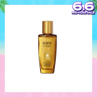 L'OREAL PARIS HAIR EXPERT Extraordinary Oil Hair Treatment Red Hair Oil with UV Filter in Gym or Travel Size (For Fine and Colored Hair) 30ml
