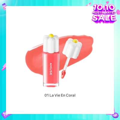 AMUSE Dew Tint 01 La Vie En Coral 1s