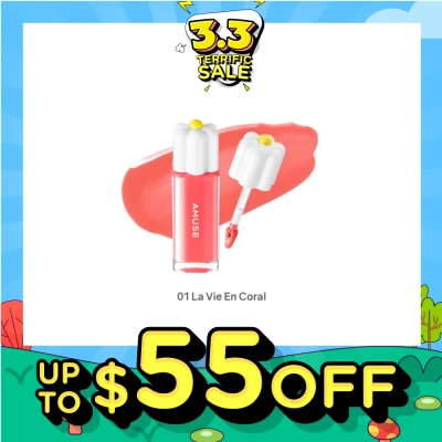 AMUSE Dew Tint 01 La Vie En Coral 1s