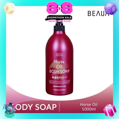 BEAUA - Naturian Body Soap Horse Oil (For Youthful Skin + Suitable for Sensitive Skin) 1L