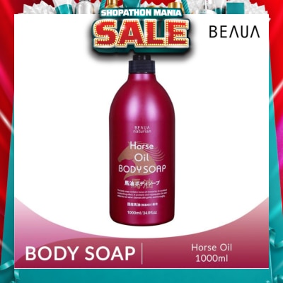 BEAUA - Naturian Body Soap Horse Oil (For Youthful Skin + Suitable for Sensitive Skin) 1L