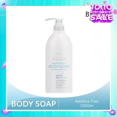 BEAUA Naturian Body Soap (Specially Formulated for Hypoallergenic & Sensitive Skin) 1L