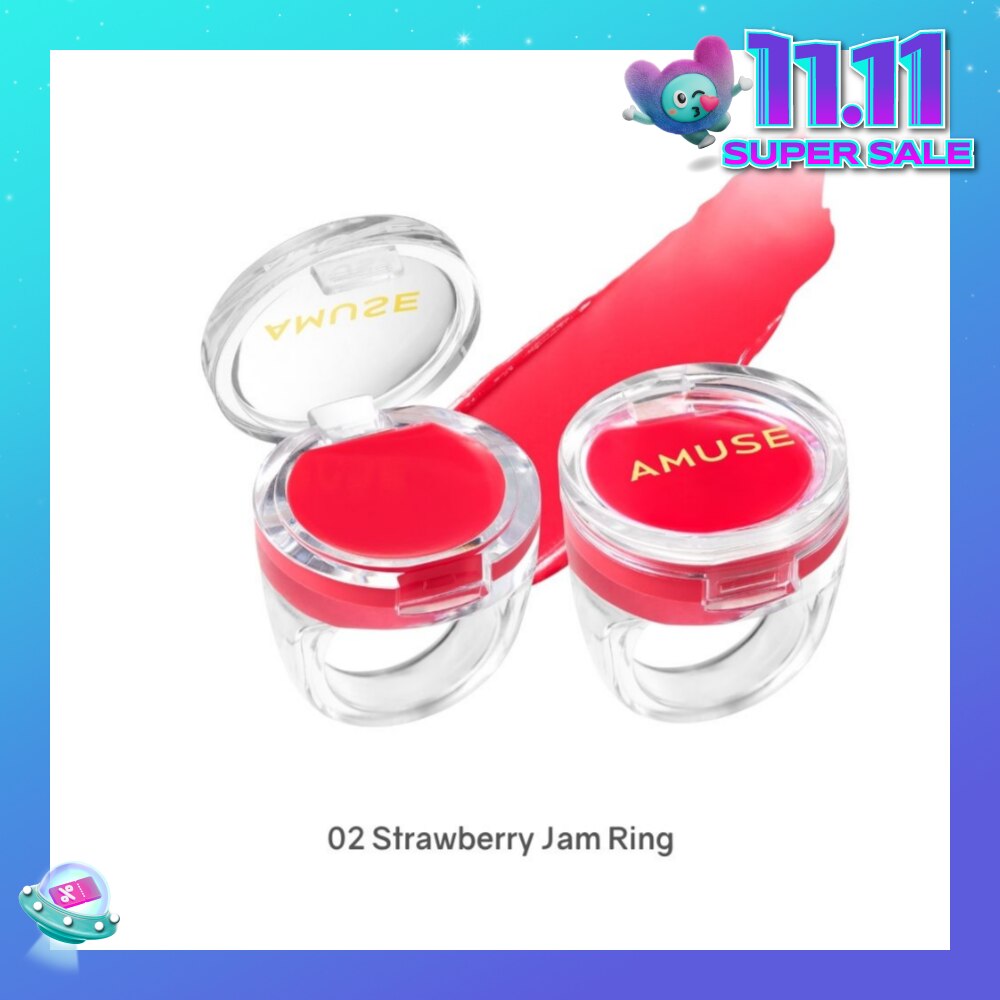 Ring Lip Balm 02 Stawberry Jam Ring 1s