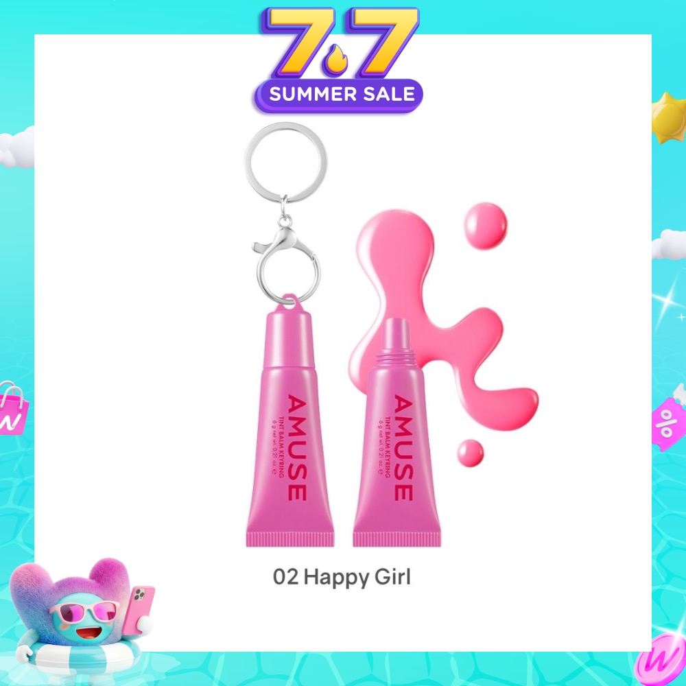 AMUSE Care Balm Keyring 02 Happy Girl 1s | Lips | Watsons Singapore