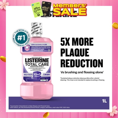 LISTERINE Total Care Zero Mouthwash 1000ml