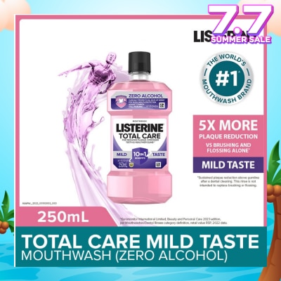 LISTERINE Listerine Total Care Zero Mouthwash Non Alcohol With 6-In-1 Benefits 250ml