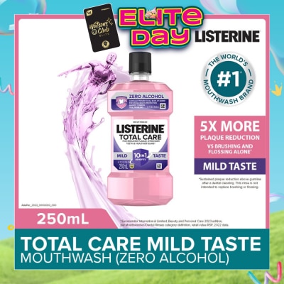 LISTERINE - Total Care Zero Mouthwash With 10-in-1 Benefits 250ml