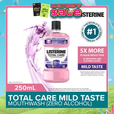 LISTERINE - Total Care Zero Mouthwash With 10-in-1 Benefits 250ml