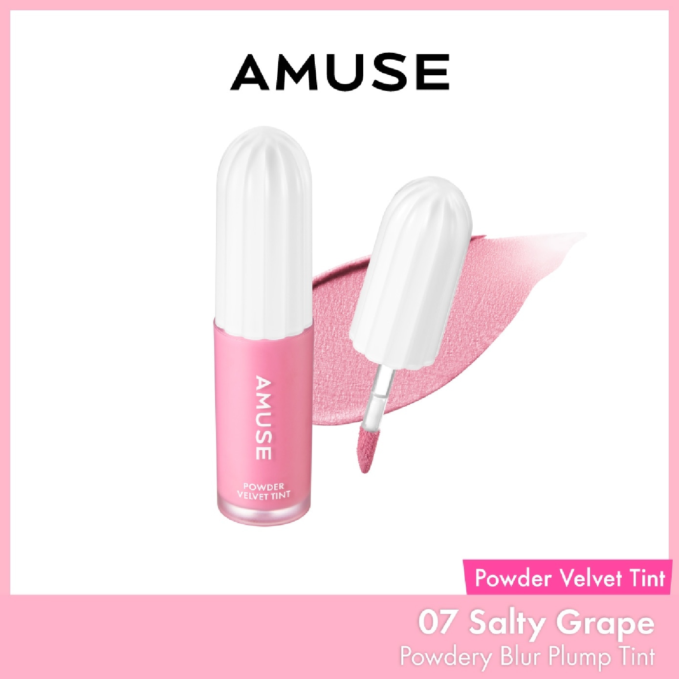 Powder Velvet Tint 07 Salty Grape 1s (Expiry: Jul`2027) image