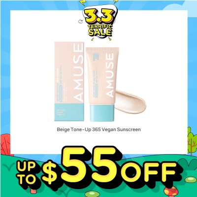 AMUSE Beige Tone-Up 365 Vegan Sunscreen SPF50+ PA++++ 40ml