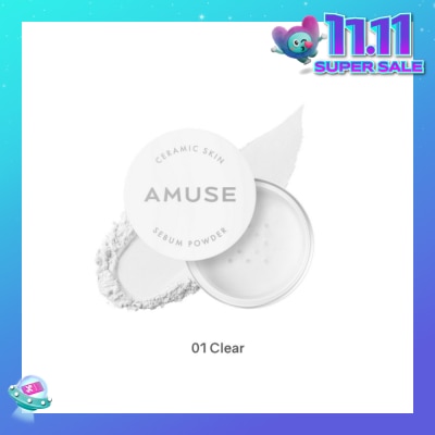 AMUSE Ceramic Skin Sebum Powder 01 Clear 5g
