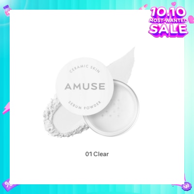 AMUSE Ceramic Skin Sebum Powder 01 Clear 5g