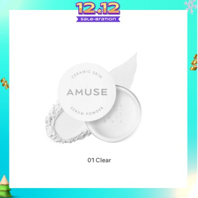 AMUSE Ceramic Skin Sebum Powder 01 Clear 5g