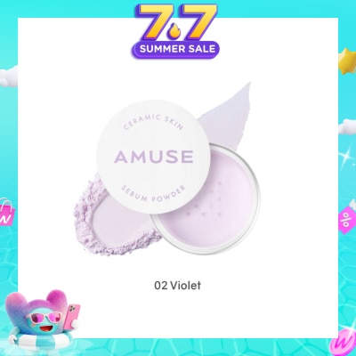 AMUSE - Ceramic Skin Sebum Powder 02 Violet 5g