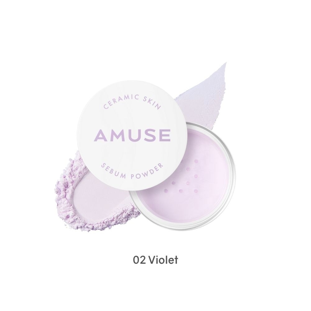 Ceramic Skin Sebum Powder 02 Violet 5g