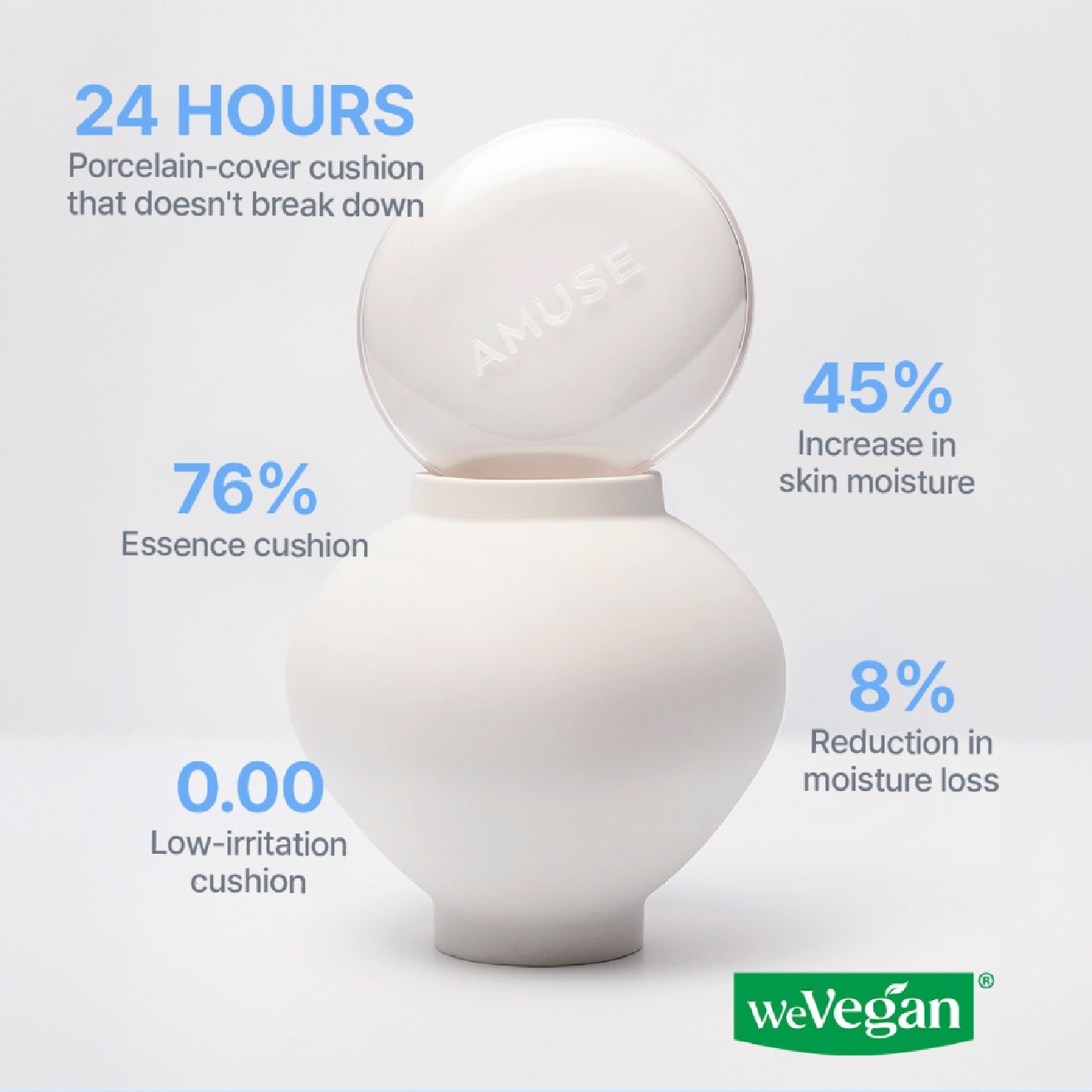 Ceramic Skin Perfector Cushion SPF40 PA++ 1.5 Natural 1s (Expiry: Aug`2027) image