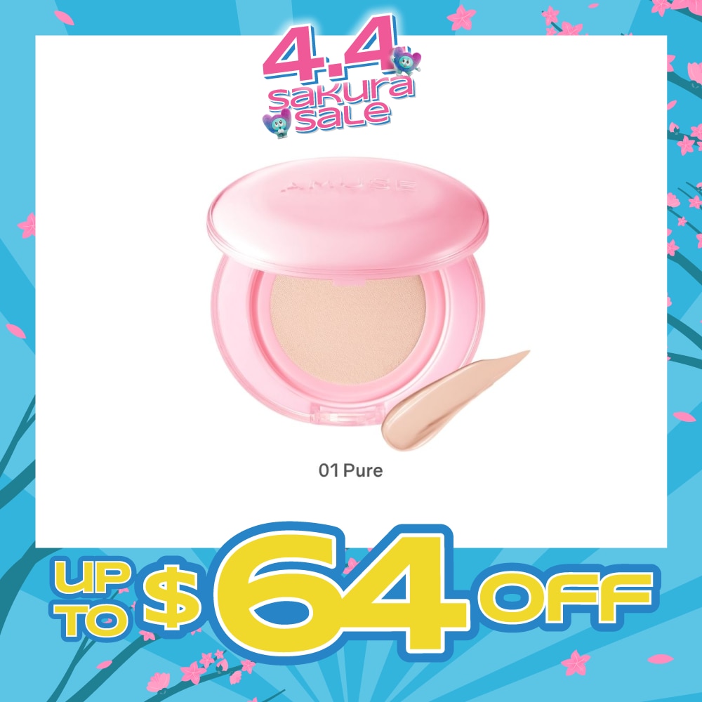 Dew Power Vegan Cushion SPF50+ PA++++ 01 Pure 15g