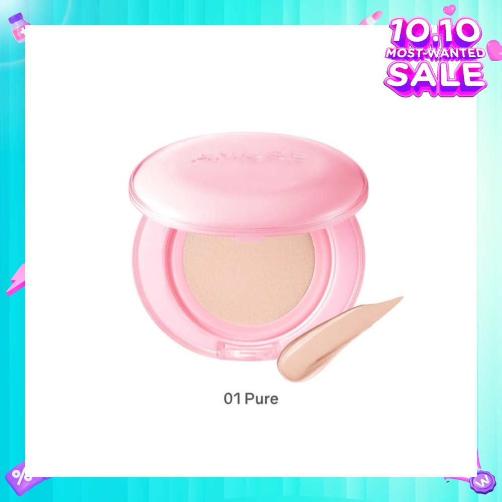 Dew Power Vegan Cushion SPF50+ PA++++ 01 Pure 15g